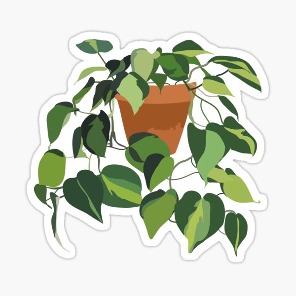 Flower pot, tiny planter, kiss cut, cute little stickers  Sticker