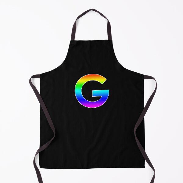 Item preview, The Letter G - Monogram in Rainbow Gradient designed and sold by Bumblefuzzies.