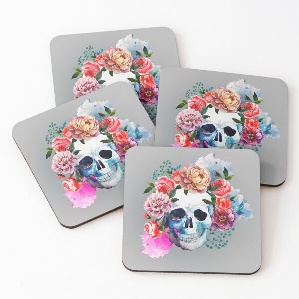 Item preview, Flower Skull designed and sold by chimpunilustracion.