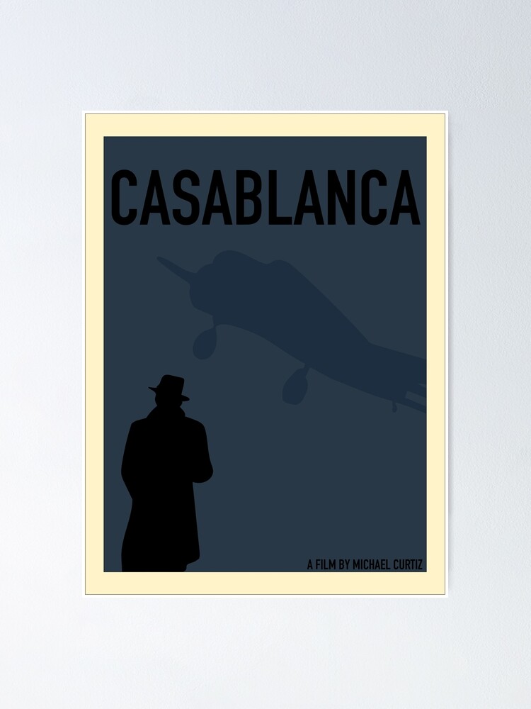 Minimalist Poster Inspired by Casablanca | Poster