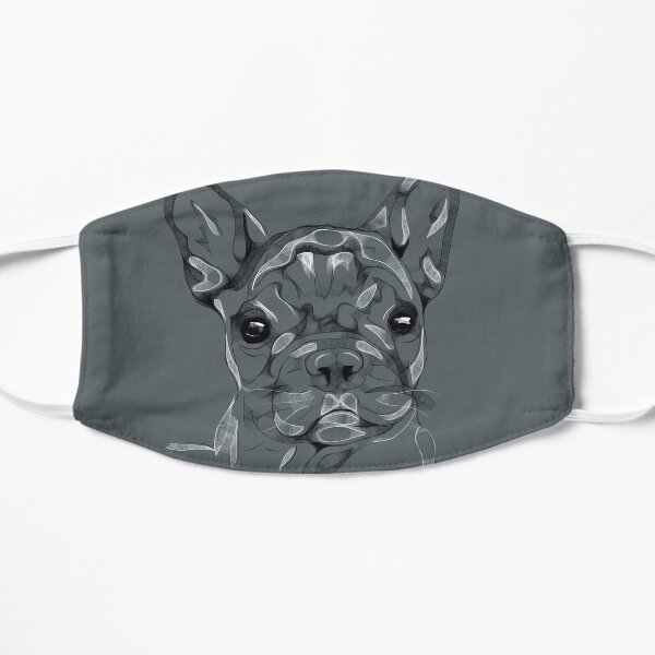 Sketchy Frenchie Mask