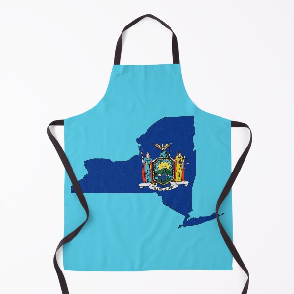Item preview, New York Map With New York State Flag designed and sold by Havocgirl.