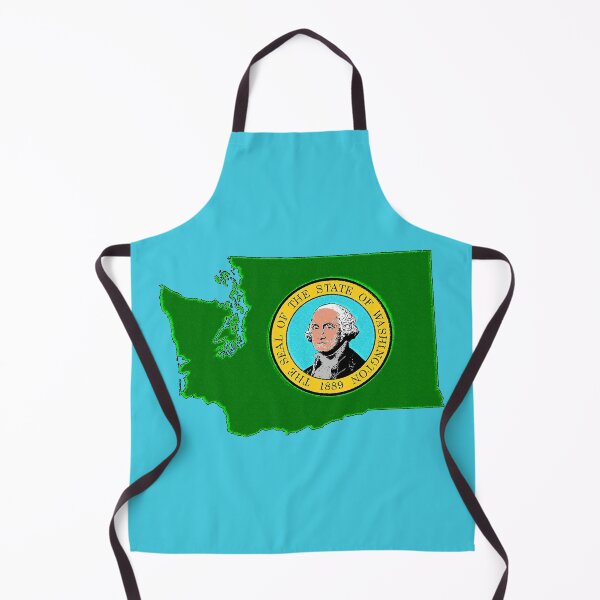 Item preview, Washington Map With Washington State Flag designed and sold by Havocgirl.
