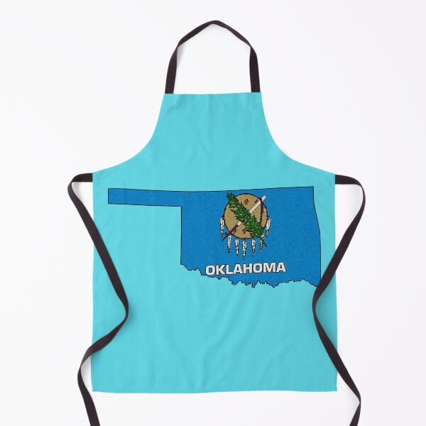 Item preview, Oklahoma Map With Oklahoma State Flag designed and sold by Havocgirl.