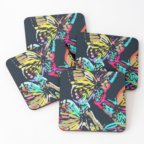 Item preview, Neon butterflies designed and sold by aasiriartstudio.