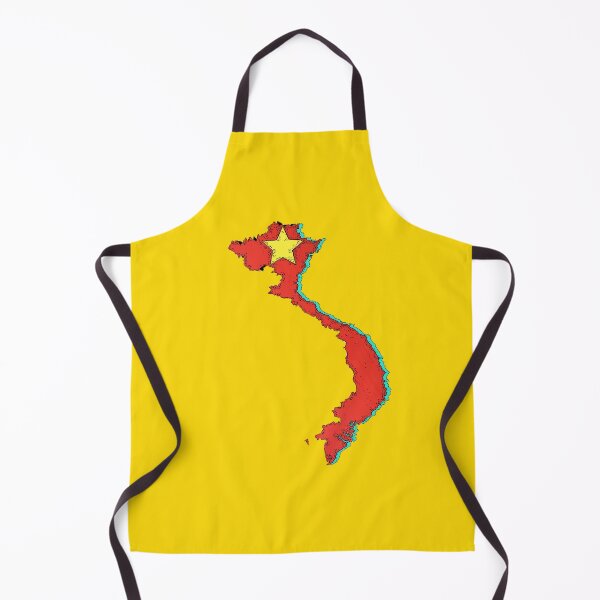 Item preview, Vietnam Map With Vietnamese Flag designed and sold by Havocgirl.