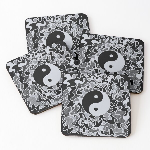 Item preview, Yin Yang Scribble Pattern designed and sold by iamhewho.