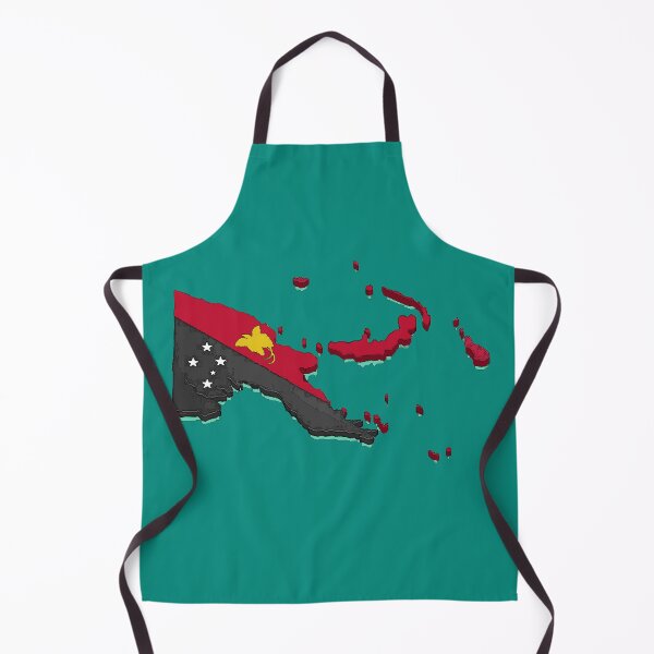 Item preview, Papua New Guinea Map With Flag designed and sold by Havocgirl.