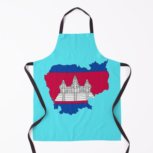 Item preview, Cambodia Map With Cambodian Flag designed and sold by Havocgirl.