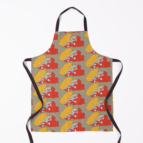 Item preview, Bhutan Map With Flag designed and sold by Havocgirl.