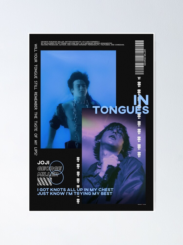 Alternate view of JOJI IN TONGUES, BALLADS, NECTAR, SLOW DANCING POSTER Poster