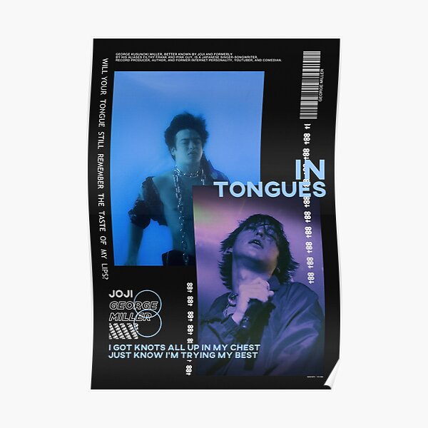 JOJI IN TONGUES, BALLADS, NECTAR, SLOW DANCING POSTER Poster