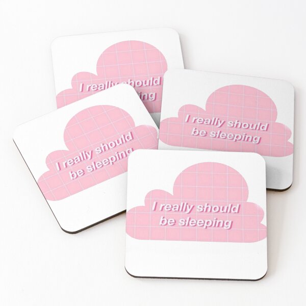 Item preview, "I really should be sleeping" pink aesthetic  designed and sold by Iamstar.