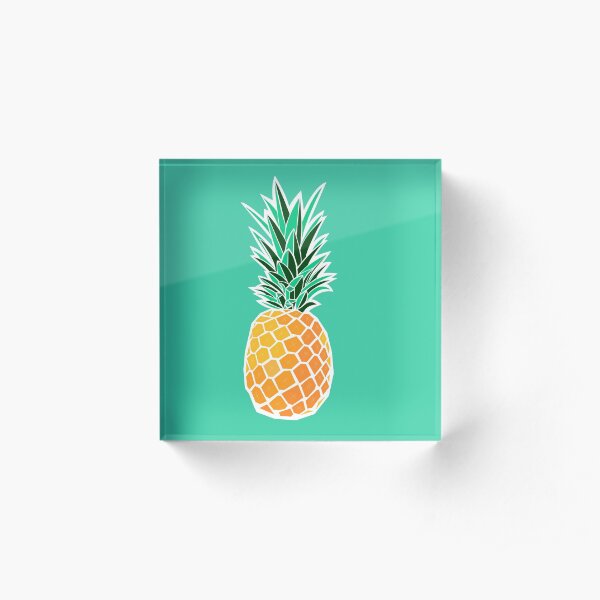 Pineapple Acrylic Block