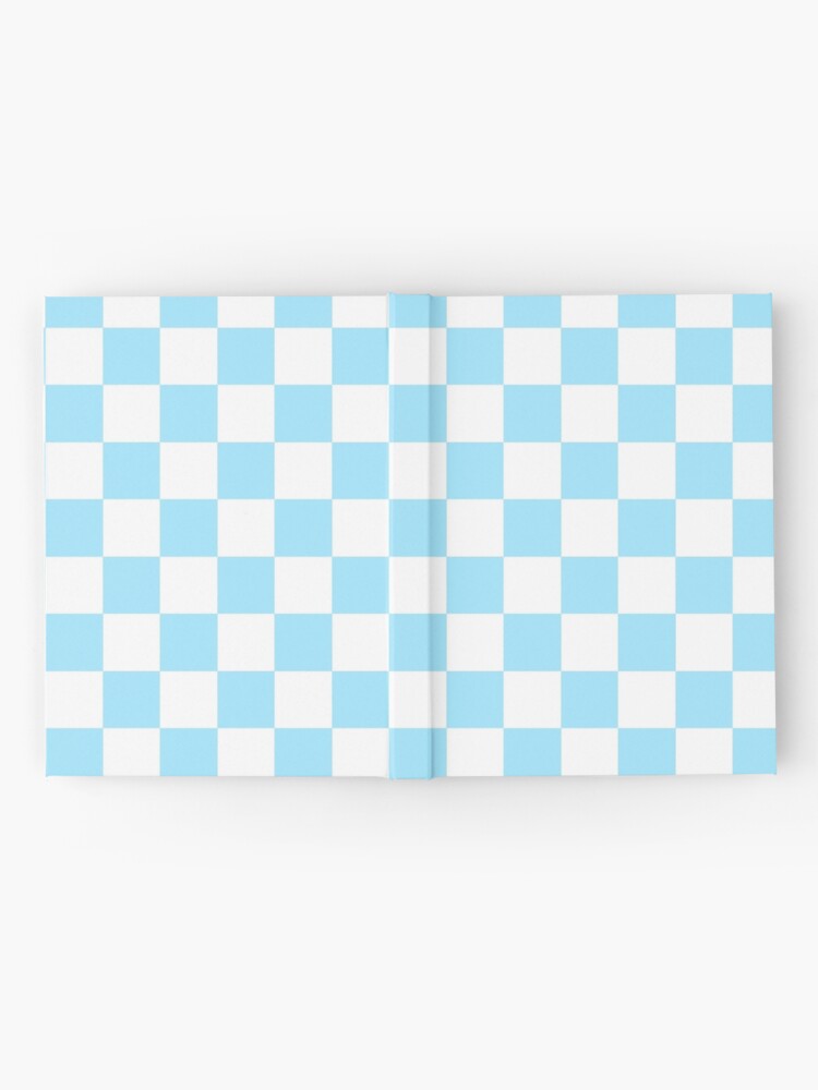 White & Blue Checkered Flag Cool Checkers Baby Blue Gift Wom Tote Bag