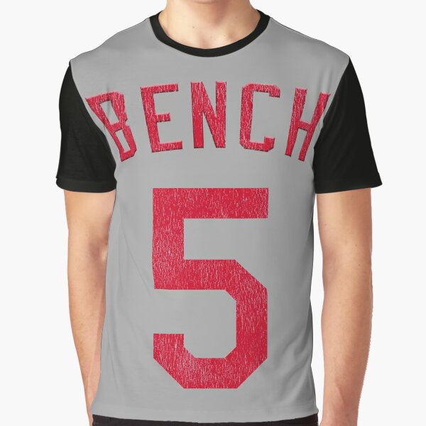 Johnny Bench Cincinnati Reds Men's Legend White/Red Baseball Tank Top