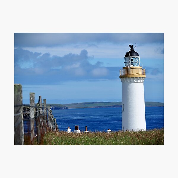 Cantick Head Lighthouse on Hoy Photographic Print