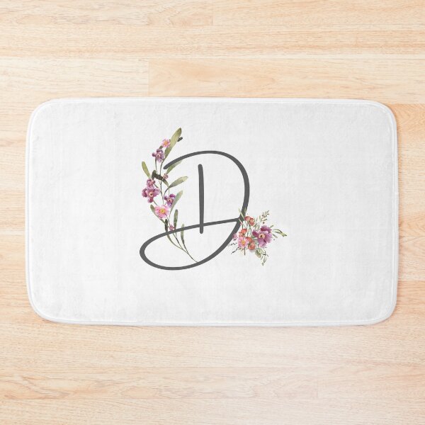 Item preview, Floral Initial Letter D designed and sold by TheFamilyVan.