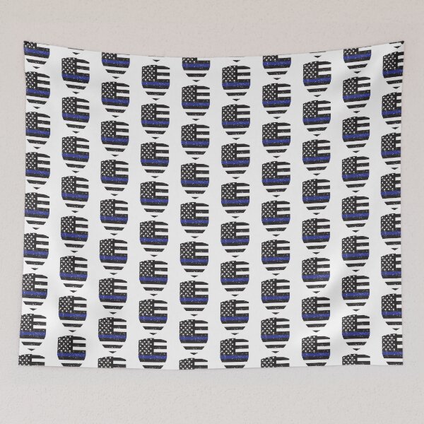 Item preview, Blue Line Shield designed and sold by Designs111.