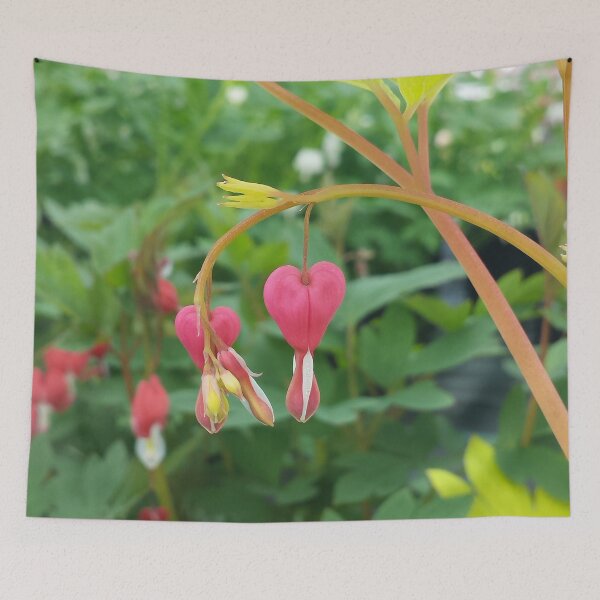 Item preview, Bleeding heart magenta flowers designed and sold by stina-bee.