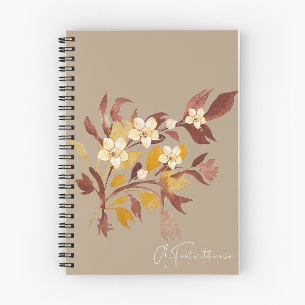 Item preview, watercolor paint spots on a brown background designed and sold by Anna Fakhrutdinova.