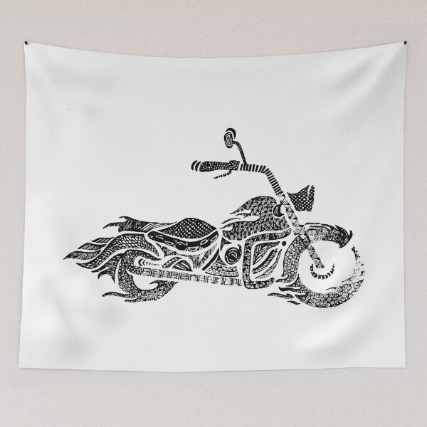 Item preview, Motorbike Mandala - For Bikers designed and sold by MandalaApparel.