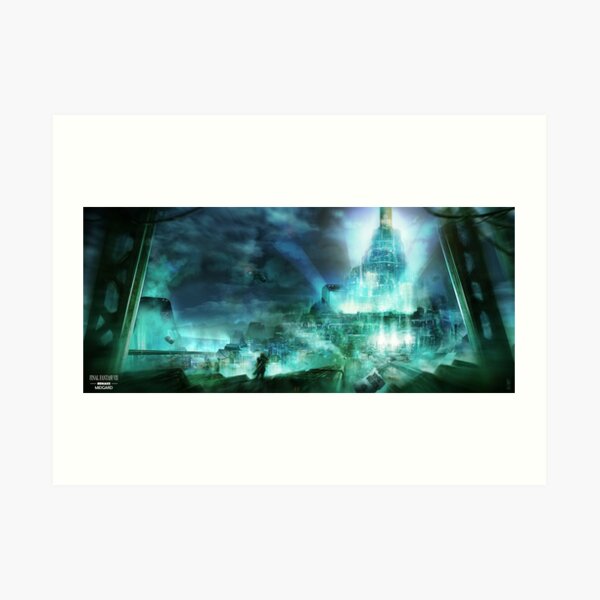 Final Fantasy VII - Midgard Art Print