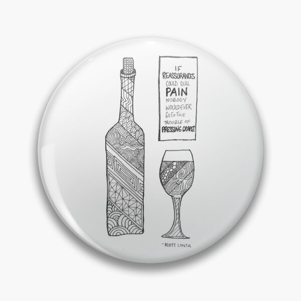 Item preview, Zentangle Wine designed and sold by Zen's Doodles.