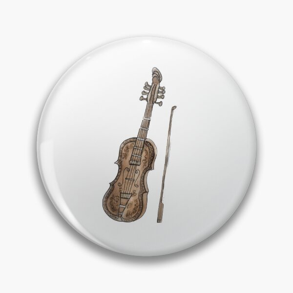 Item preview, Antique Fiddle Illustration in Watercolor designed and sold by Regan Ralston.