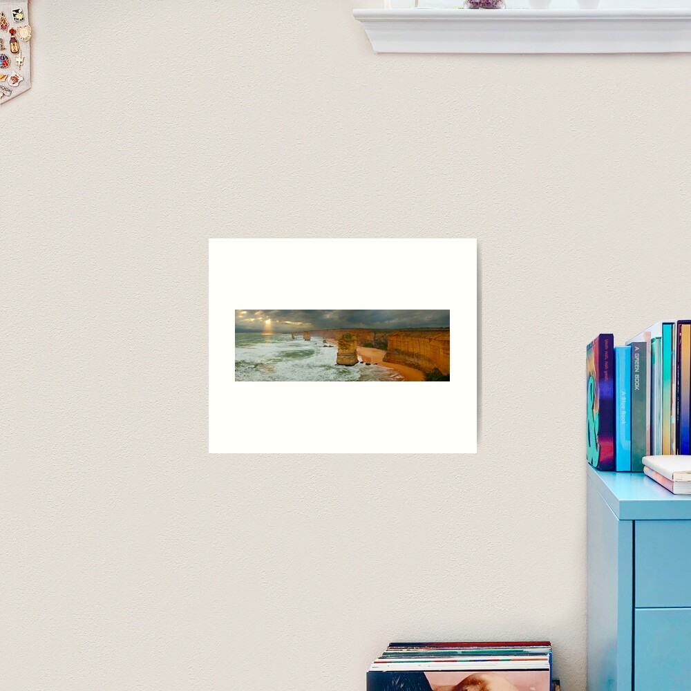 Stormy Twelve Apostles, Great Ocean Road, Victoria, Australia Art Print