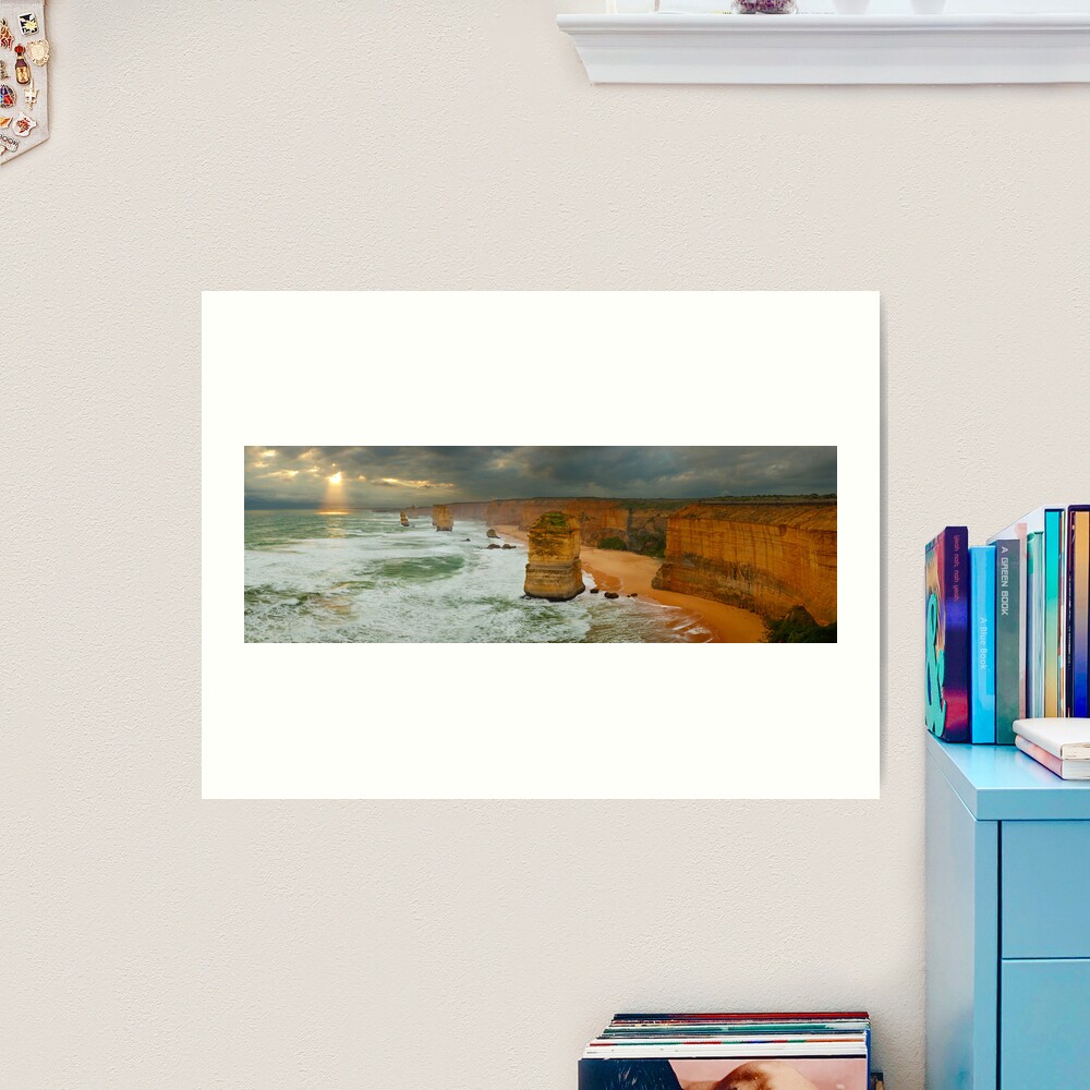 Stormy Twelve Apostles, Great Ocean Road, Victoria, Australia Art Print