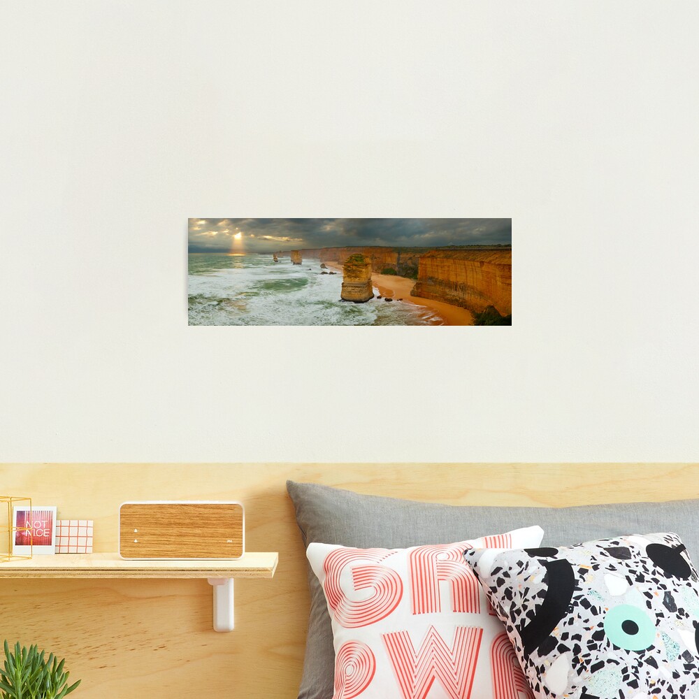 Stormy Twelve Apostles, Great Ocean Road, Victoria, Australia Photographic Print