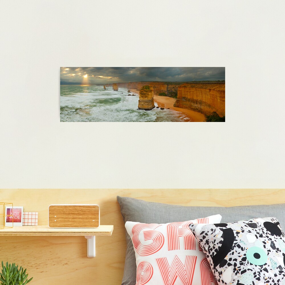 Stormy Twelve Apostles, Great Ocean Road, Victoria, Australia Photographic Print