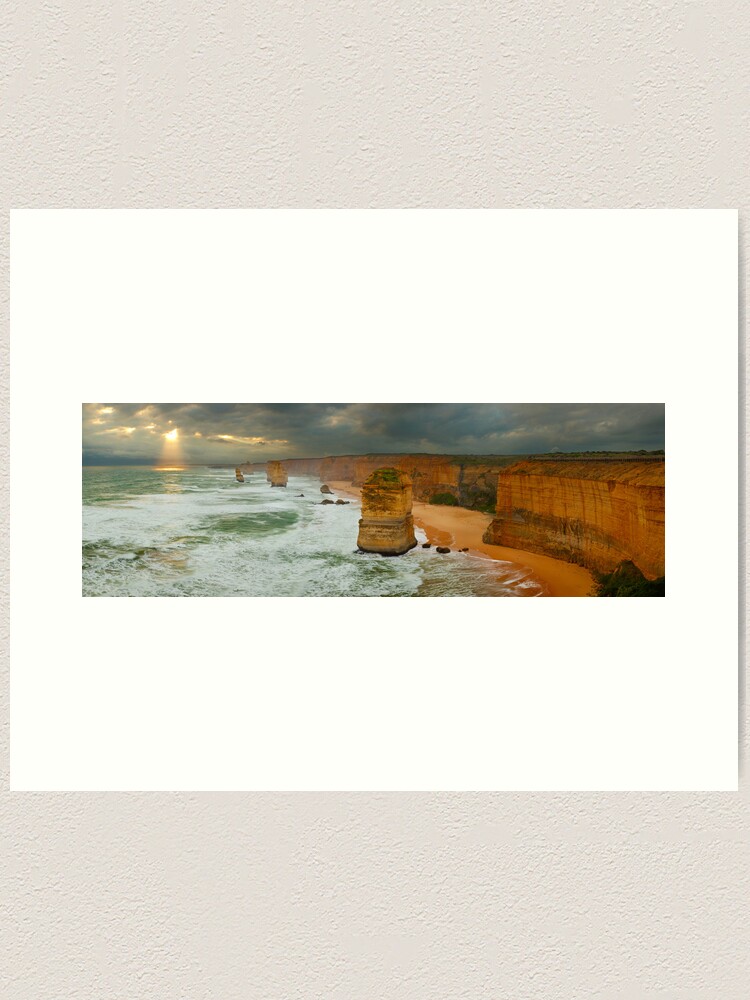 Alternate view of Stormy Twelve Apostles, Great Ocean Road, Victoria, Australia Art Print