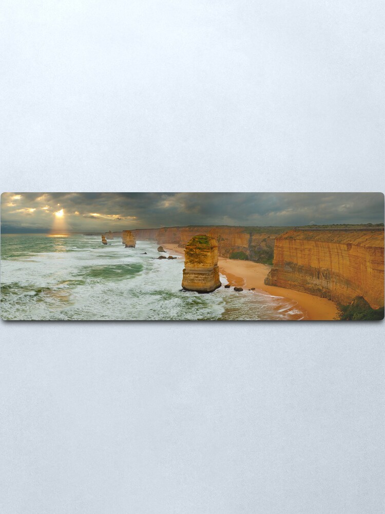 Alternate view of Stormy Twelve Apostles, Great Ocean Road, Victoria, Australia Metal Print