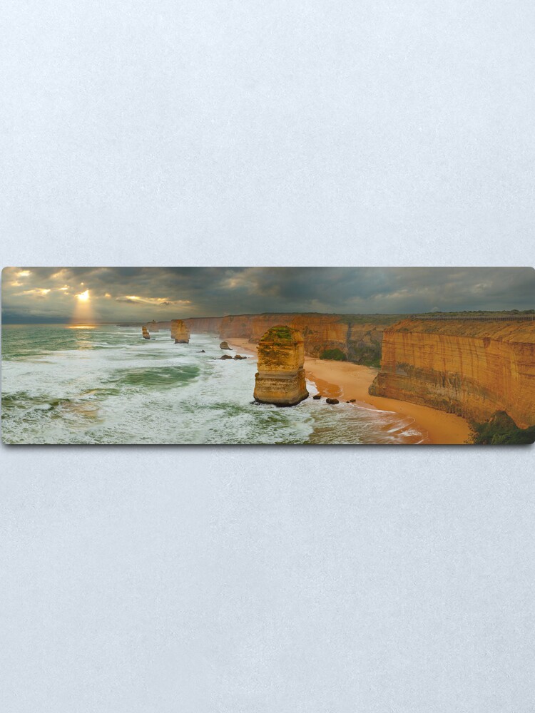Alternate view of Stormy Twelve Apostles, Great Ocean Road, Victoria, Australia Metal Print