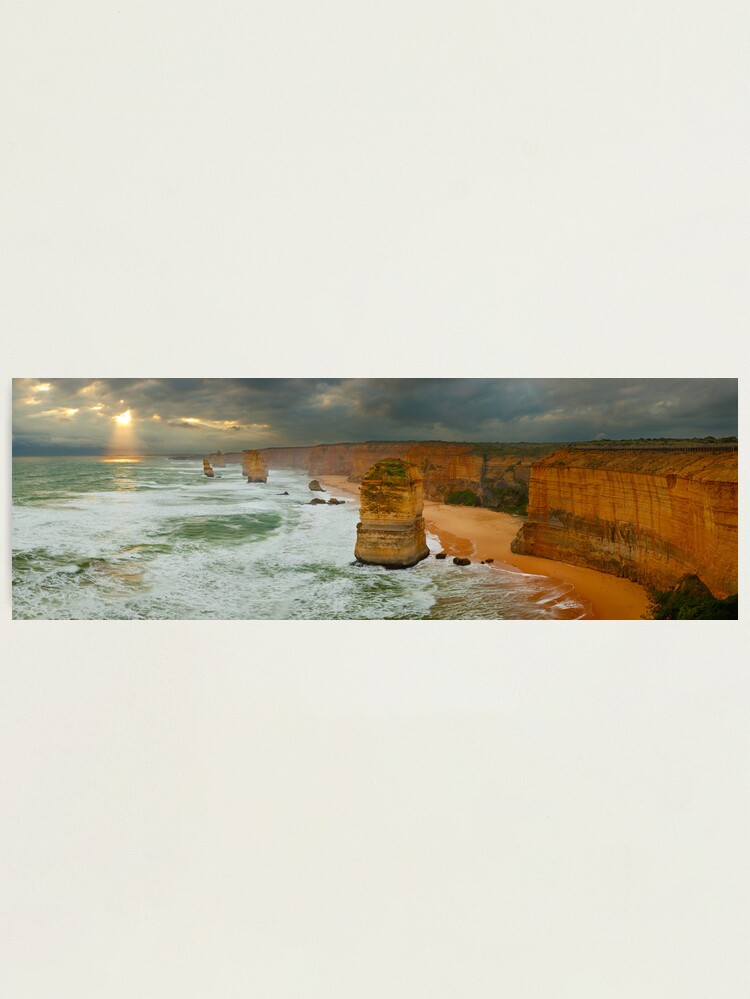 Alternate view of Stormy Twelve Apostles, Great Ocean Road, Victoria, Australia Photographic Print