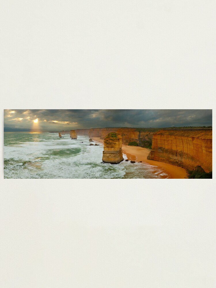 Alternate view of Stormy Twelve Apostles, Great Ocean Road, Victoria, Australia Photographic Print