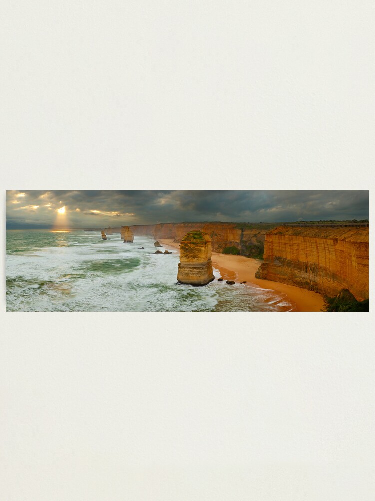 Alternate view of Stormy Twelve Apostles, Great Ocean Road, Victoria, Australia Photographic Print