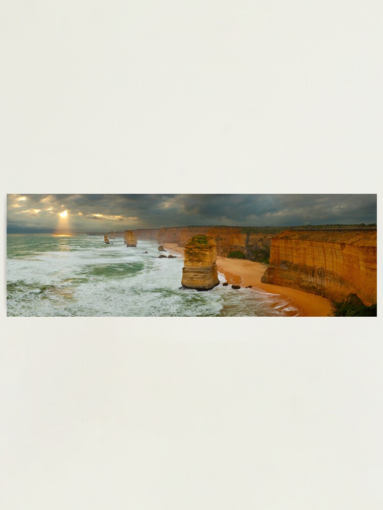 Alternate view of Stormy Twelve Apostles, Great Ocean Road, Victoria, Australia Photographic Print