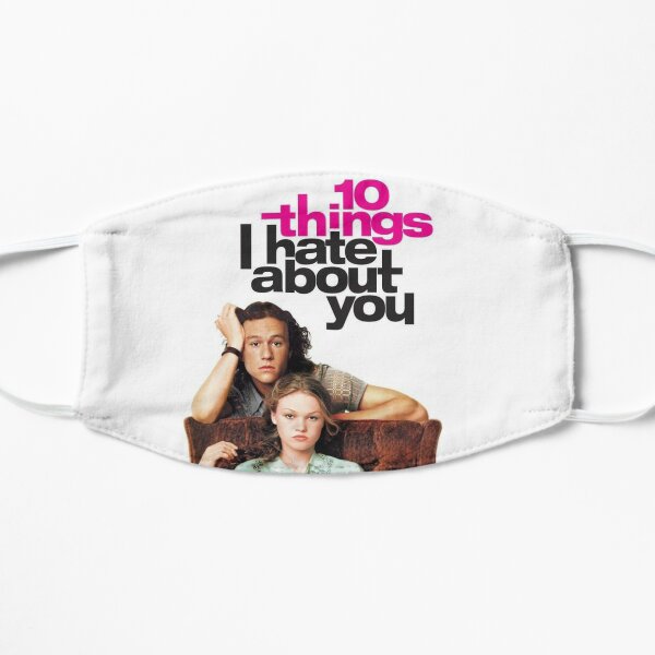 10 Things I Hate About You poster Flat Mask