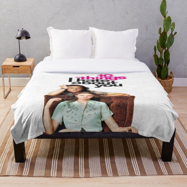 10 Things I Hate About You poster Throw Blanket