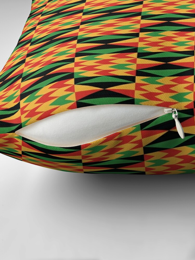 Alternate view of African Heritage Pattern Throw Pillow
