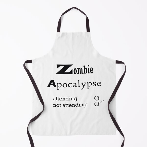 Item preview, zombie apocalypse not attending designed and sold by Artsanity.