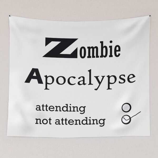 Artikelvorschau, Zombie-Apokalypse nicht anwesend entworfen und verkauft von Artsanity.