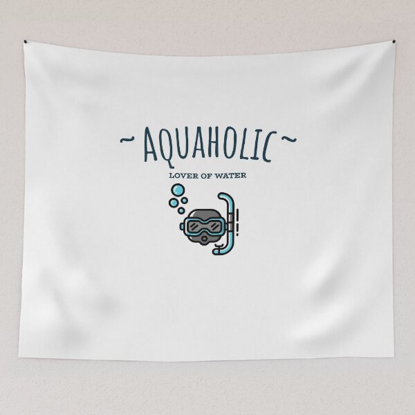 Item preview, ~Aquaholic~ LOVER OF WATER designed and sold by loveoceanair.