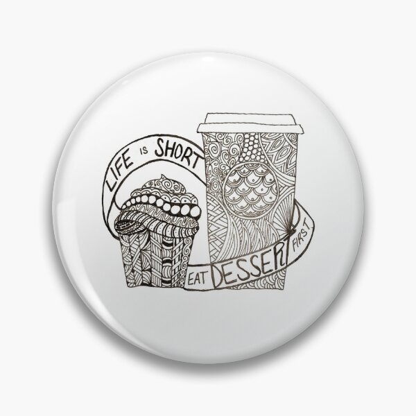 Item preview, Zentangle Dessert designed and sold by Zen's Doodles.