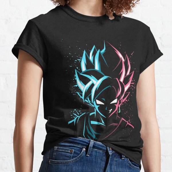 Dragon Ball - Vegeto Pink and Blue T-shirt classique