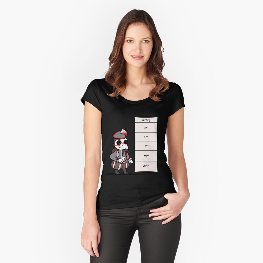 Item preview, Fitted Scoop T-Shirt designed and sold by QTPieCollective.