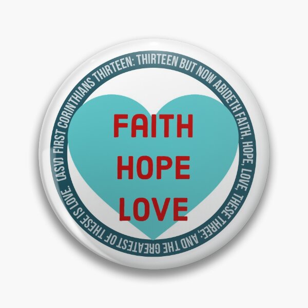 Item preview, Faith Hope Love (Blue) designed and sold by bfwilson.